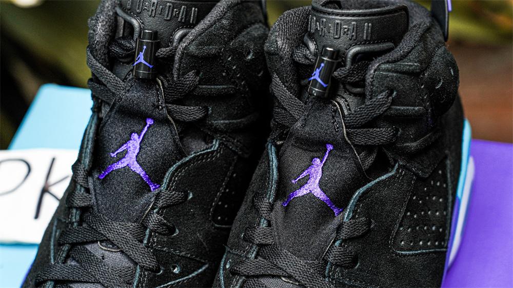 PK GOD Jordan Air Jordan 6 Aqua Black Purple RETAIL MATERIALS READY TO SHIP